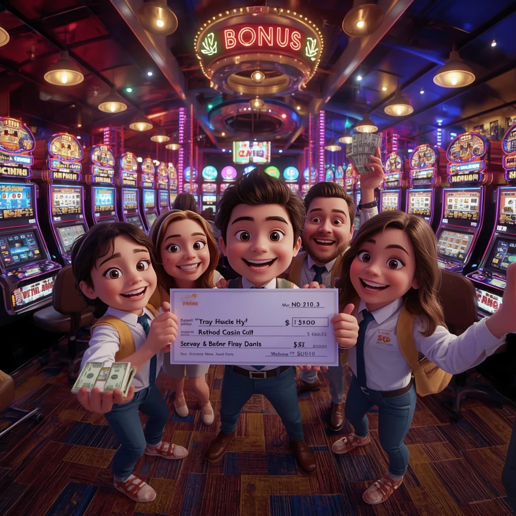 man holding a bonus at PINUP CASINO